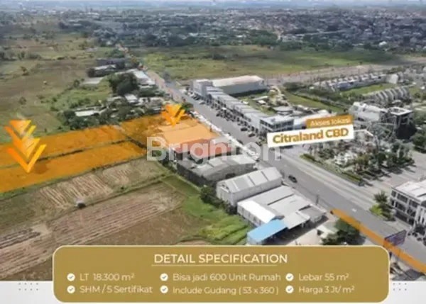 image TANAH DRIYOREJO GRESIK DEPAN CITRALAND DEKAT PABRIK KAPAL API, WING GROUP (1)