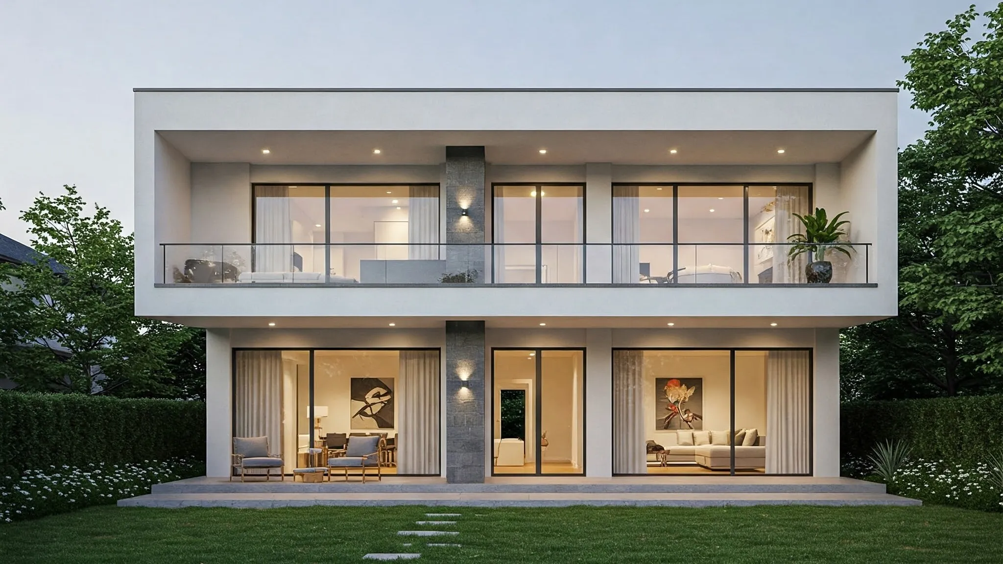 balkon rumah panjang atau memanjang 7