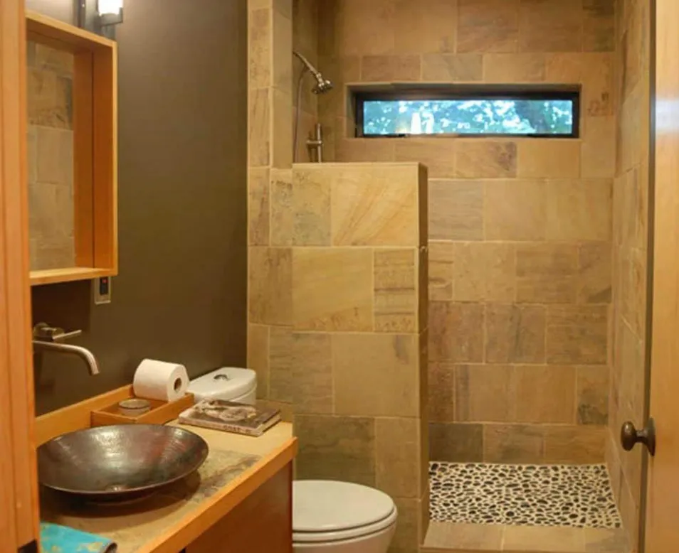 desain kamar mandi tradisional yang unik