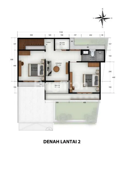 image RUMAH SIAP HUNI LOKASI STRATEGIS CEMPAKA DALUNG (4)