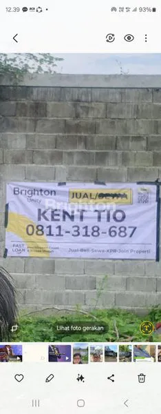 TANAH STRATEGIS JEMURHANDAYANI SURABAYA, LOKASI AMAN DAN AKSES MUDAH