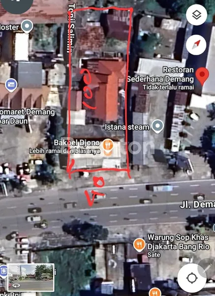 TANAH 4.000 METER DI DEMANG LEBAR DAUN PALEMBANG SUMSEL INDONESIA