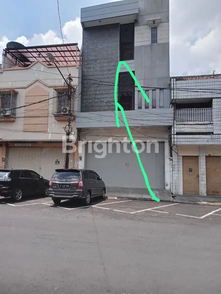 RUKO PUSAT KOTA 4 LANTAI , PUSAT GLOSIR TEXTILE, DEKAT  PASAR BARU & JL. SUDIRMAN