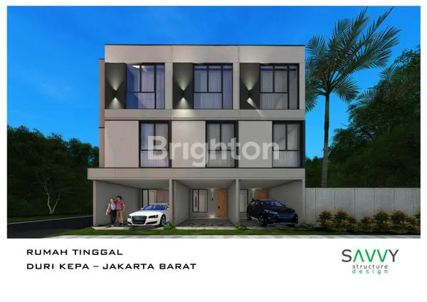 image BRAND NEW RUMAH DURI KEPA 3 LANTAI DEKAT TANJUNG DUREN  (2)