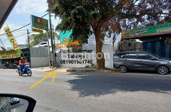 TANAH DIJUAL DI PINGGIR JALAN JEND. SUDIRMAN PUSAT KOTA SALATIGA