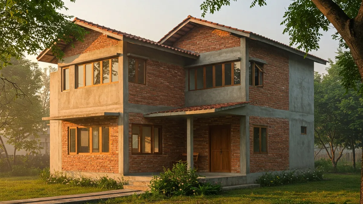 model rumah sederhana tapi indah di kampung 3