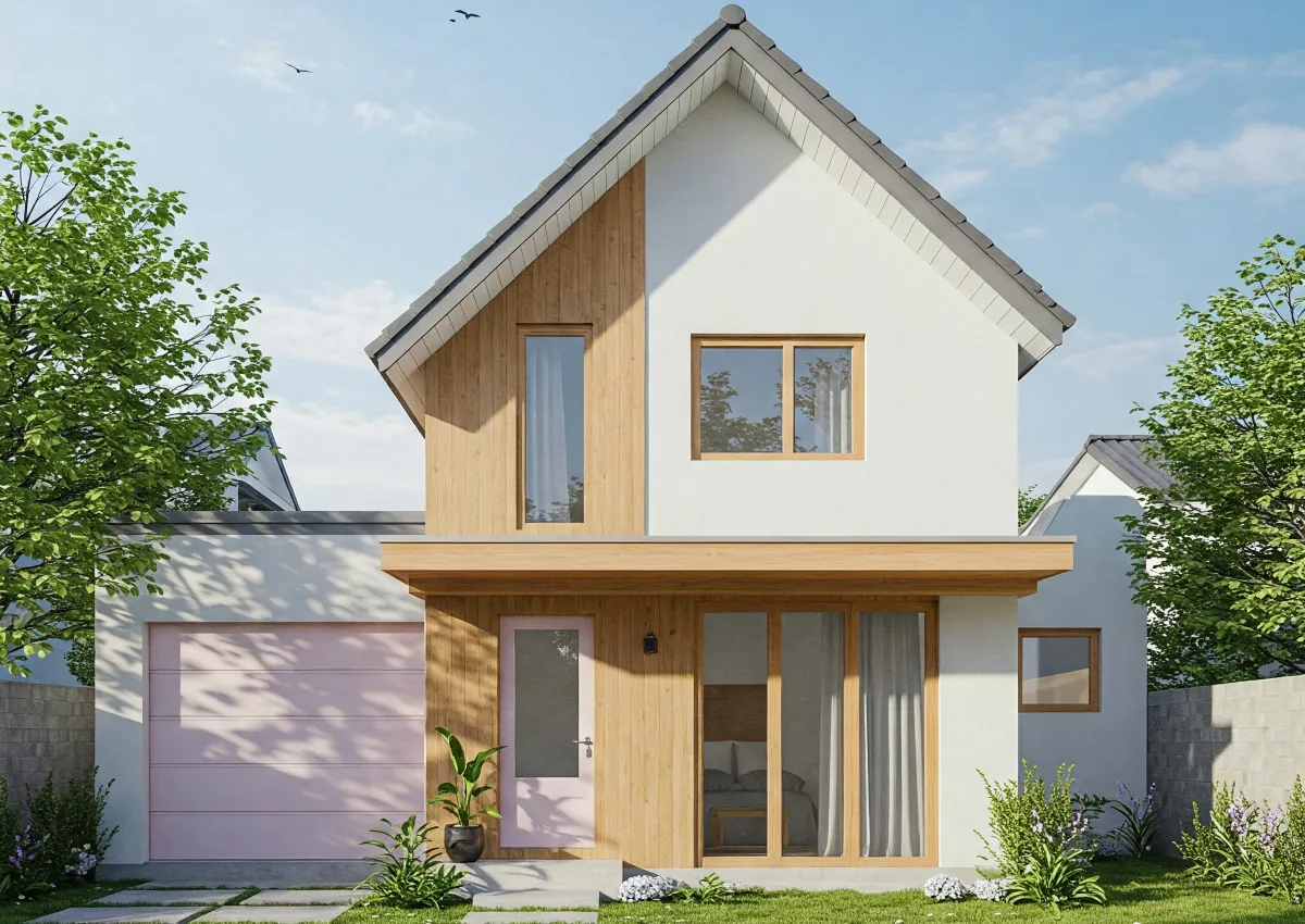 model rumah sederhana ala korea minimalis 17