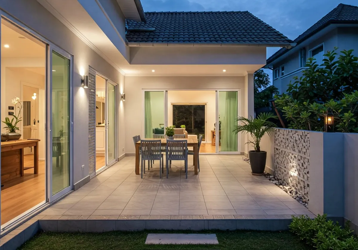 rumah modern dengan teras depan minimalis 22