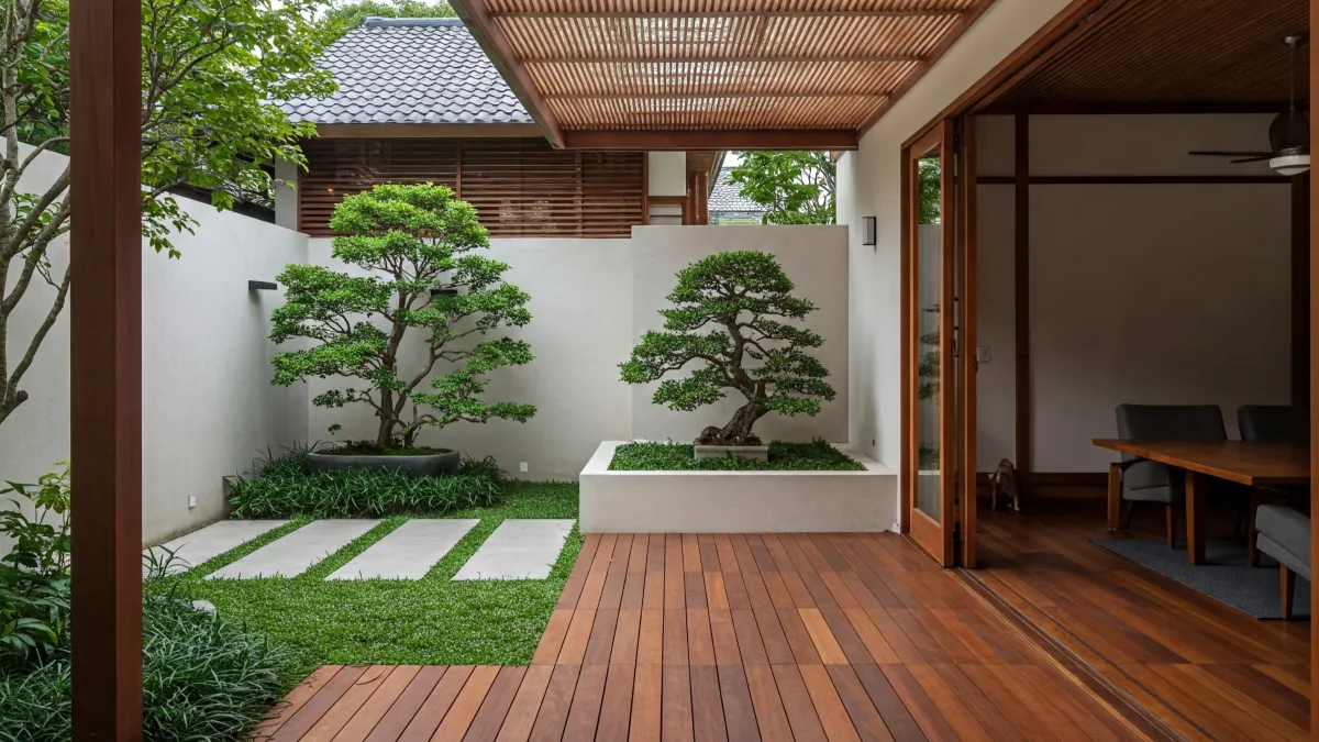 rumah sederhana modern teras ala jepang 23