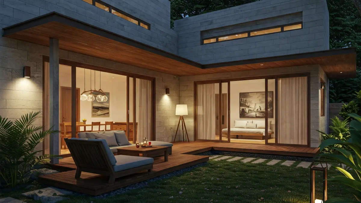 rumah sederhana dengan teras natural 26