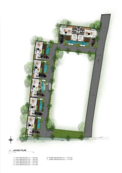 image 3 BEDROOM MODERN TROPICAL VILLA AT SEMINYAK ( OFFPLAN ) FREEHOLD (2)