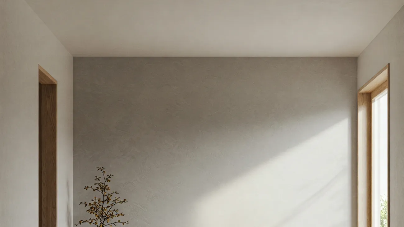 plafon rumah rata berwarna netral 10