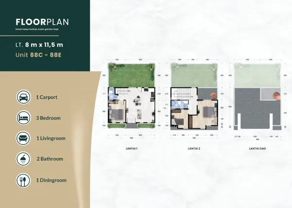 image KOMPLEK EIFFEL SUITE TIPE 8X11 (2)