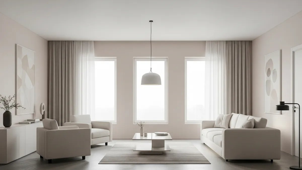 ruang tamu minimalis 3x3 plafon minimalis flat 13