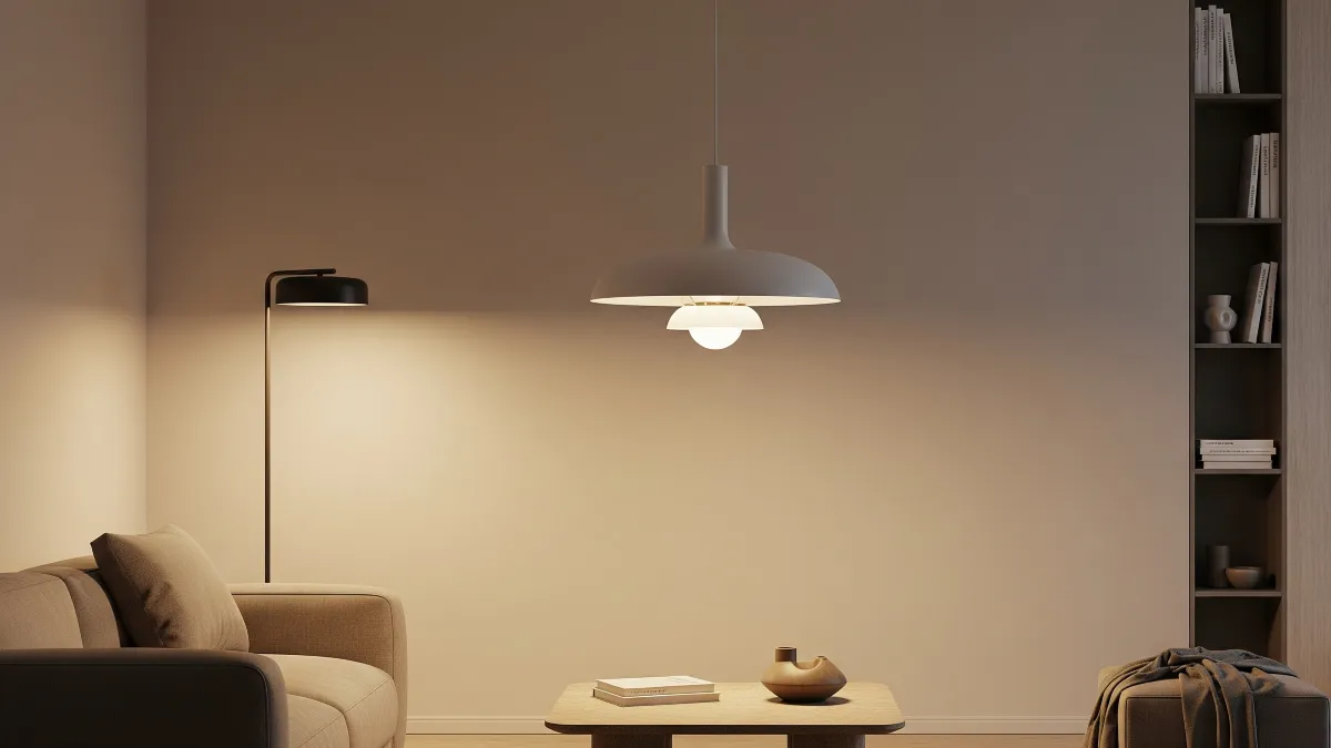 ruang tamu minimalis 3x3 memanfaatkan pencahayaan strategis 17