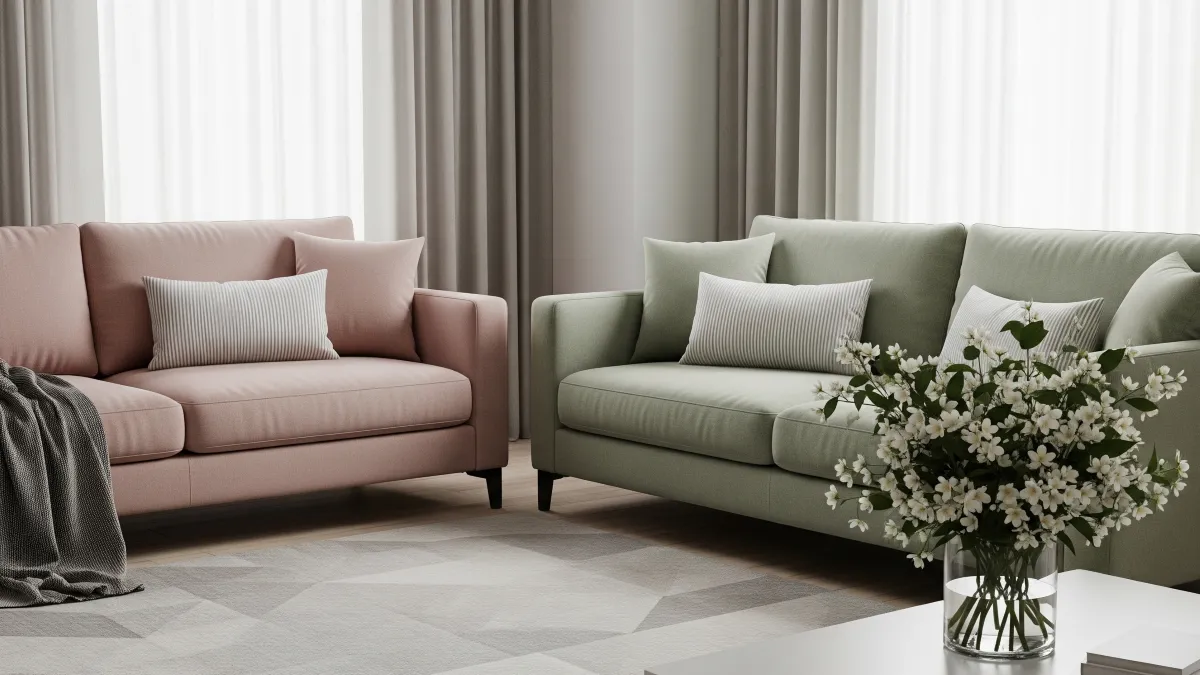 ruang tamu minimalis 3x3 dengan tekstil 23