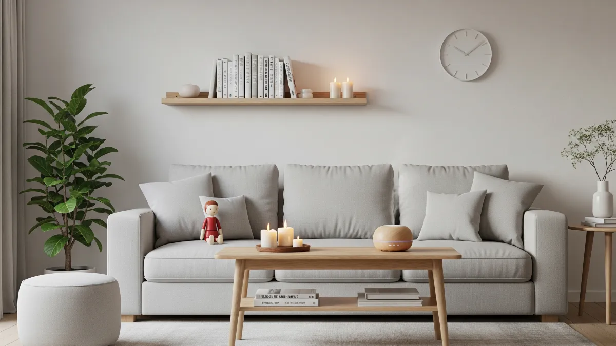 ruang tamu minimalis 3x3 dengan aksen personal 26