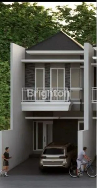 image JEMURSARI 2LANTAI LUAS 102 BARU MODERN MINIMALIS ROW JALAN LEBAR BEBAS BANJIR SELANGKAH KE PETRA UBAYA JALAN RAYA JEMURSARI (1)