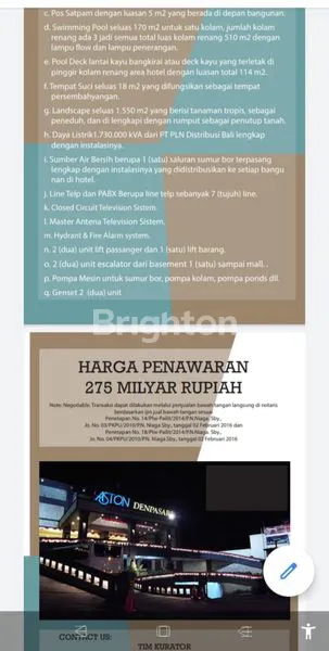 image DIJUAL HOTEL ASTON DENPASAR  (5)