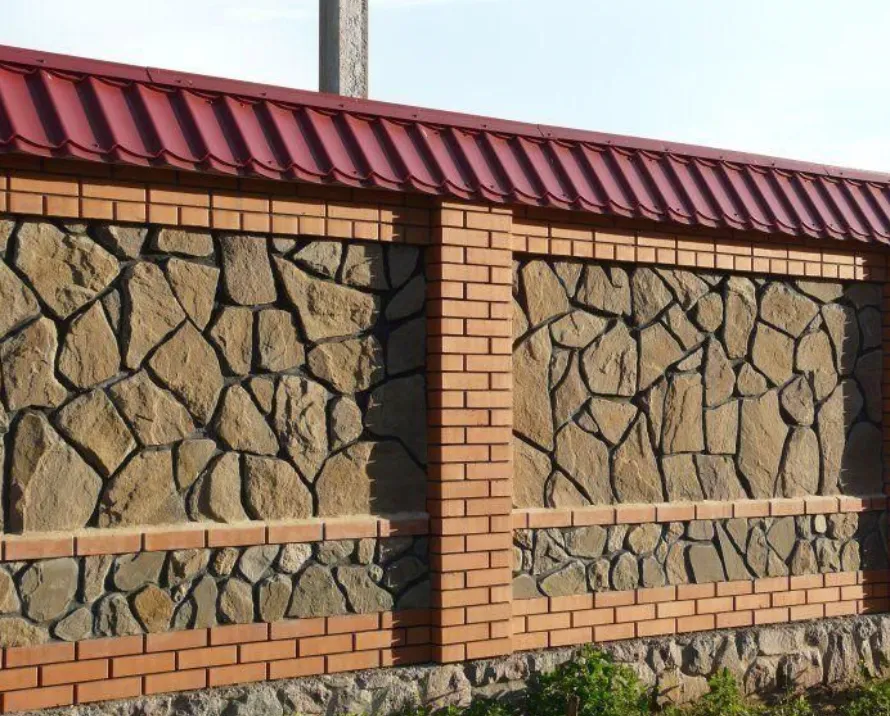 pagar tembok dan batu alam