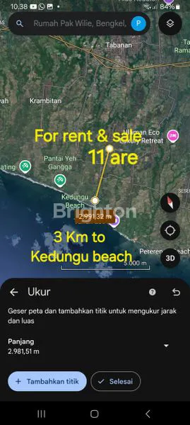 image FREEHOLD ( TANAH DIJUAL ) 10 - 15 MENIT BERKENDERAAN KE PANTAI . (6)
