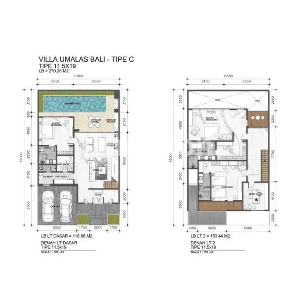 JUAL RUMAH PRIMARY NARA RESIDENCE UMALAS TIPE C