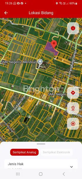 DI JUAL TANAH SAWAH. J. C