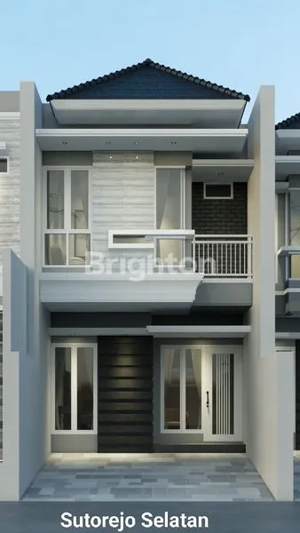 image RUMAH GRESS MINIMALIS LEBAR 7.5 METER DI SUTOREJO  (1)