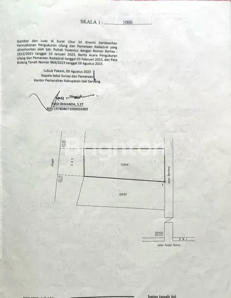 image TANAH DI DAERAH KUALANAMU BELAKANG HOTEL D' PRIME  (6)