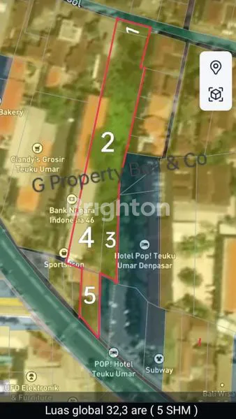 image TANAH 32,3 ARE SUPER STRATEGIS DI JALAN RAYA TEUKU UMAR, DENPASAR – BALI  (3)