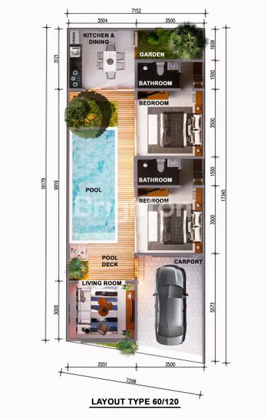 image VILLA CANTIK MURAH 2 KAMAR TIDUR DI JL. GEDONG SARI BENOA MUSA DUA BALI (7)