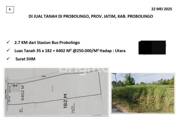 PROBOLINGGO TANAH LUAS 6402 M2