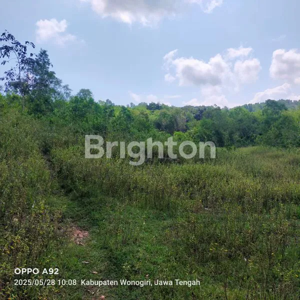 TANAH / LAHAN GIRIWOYO WONOGIRI