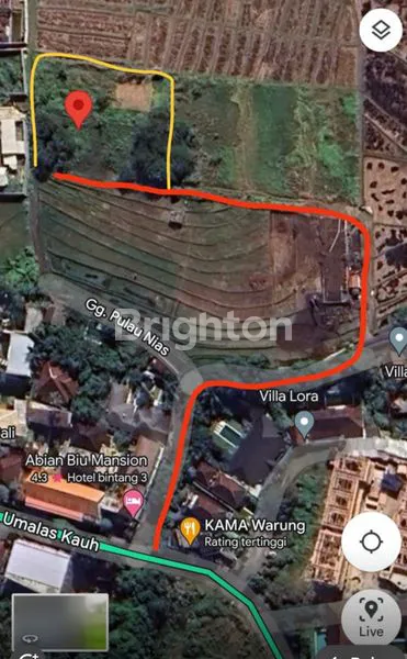 TANAH DI UMALAS COCOK DIBANGUN VILA