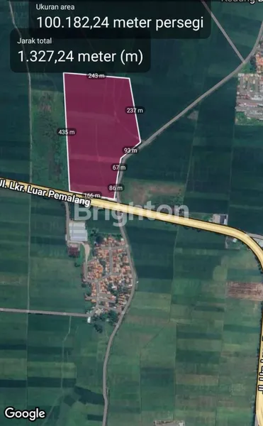 LAHAN INDUSTRI NOL JALAN PROVINSI PEMALANG