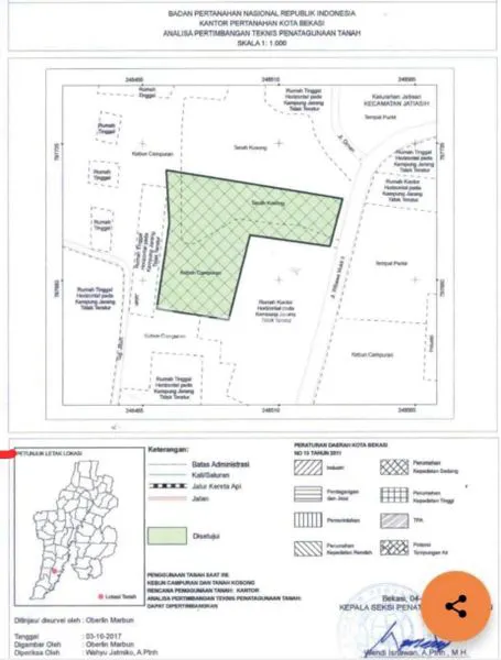 image TANAH DI JATIASIH BEKASI COCOK UNTUK KOMPLEK RUKO (2)