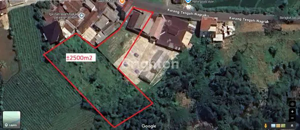 JUAL TANAH KANTONG SEMAR KARANG TENGAH NAGRAK SUKABUMI