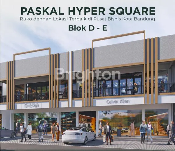 RUKO 5X13 PASKAL 23 BLOK D - E DI KAWASAN KOMERSIAL TERBAIK DI KOTA BANDUNG