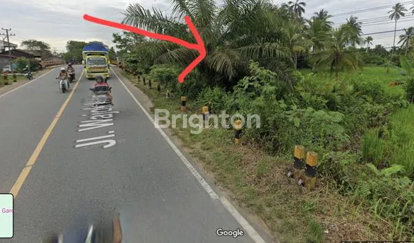 TANAH LUAS DI PINGGIR JALAN WAJOK HILIR, KAB. MEMPAWAH