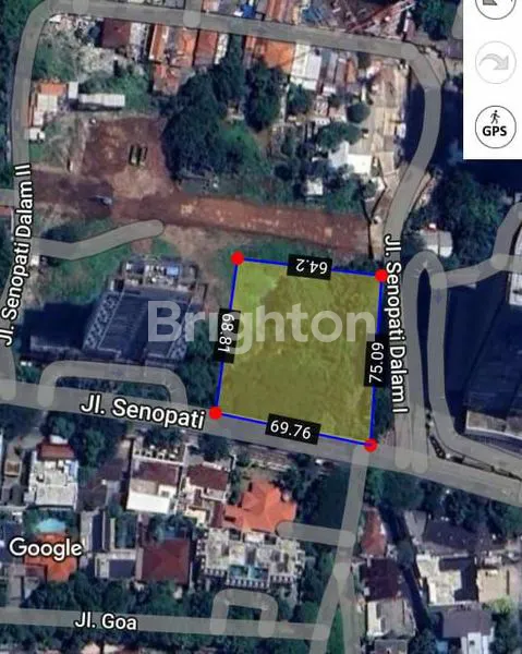 image LAHAN PREMIUM DI HOOK DIBAWAH HARGA PASAR SANGAT STRATEGIS DAN POTENSIAL, SANGAT LANGKA JL SENOPATI JAKARTA SELATAN (1)