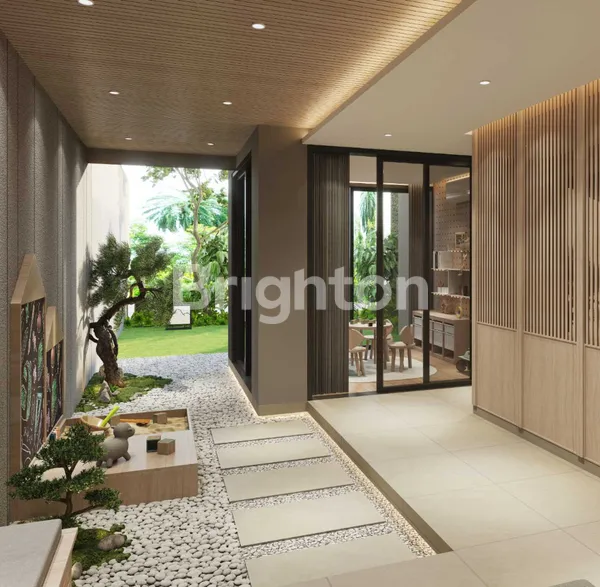 image RUMAH MODERN MINIMALIS ALA JEPANG, HIERA BSD CLUSTER WYNYARD TYPE 7 DI BSD CITY, TANGERANG, BANTEN, ADA ZEN GARDEN, BY SINAR MITBANA MAS (1)