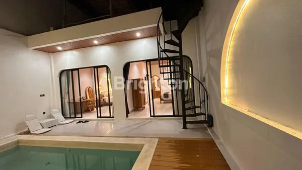 image STYLISH MEDITERRANEAN VILLA – 2BR FURNISHED WITH PRIVATE POOL & ROOFTOP IN CANGGU (3)