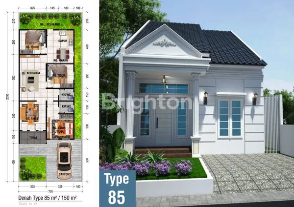 Gambar Property RUMAH TYPE 85 KPR M.SAID