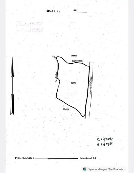 TANAH DI KEBLUKAN KALORAN DI TEMANGGUNG