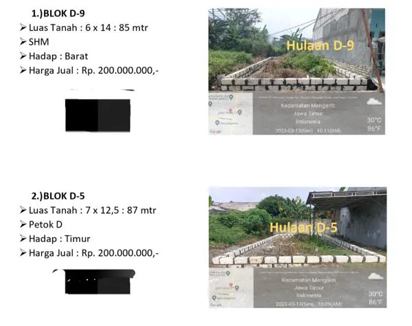 image HULA'ANMENGANTI GRESIK, KAVLING TANAH (1)