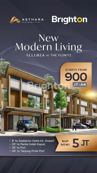 RUMAH MODERN 2 LANTAI HANYA 8 MENIT KE BANDARA SOETA JAKARTA