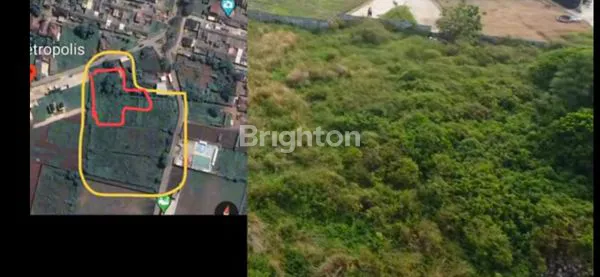 TANAH STRATEGIS PINGGUR JALAN RAYA DARU METROPIS - JAWA BARAT