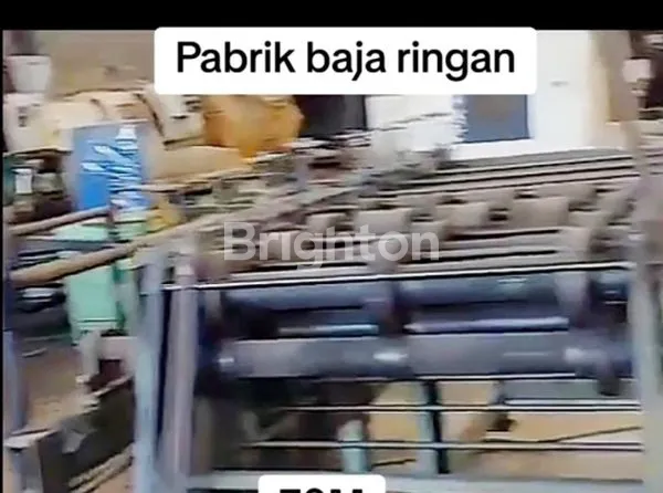 Di Jual pabrik baja ringan Cilengsi bogor lokasi sangat strategis cocok untuk usaha dan investasi