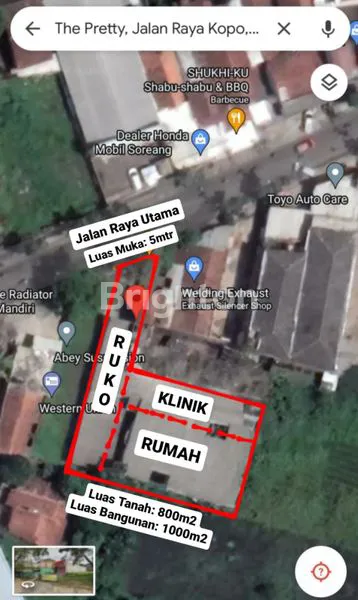 image HARGA TURUN, TERMURAH KLINIK 3 IN ONE STRATEGIS DI LOKASI BISNIS MAIN ROAD KATAPANG KAB BANDUNG (2)
