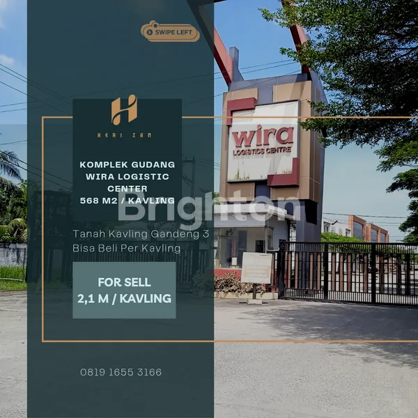 image WIRA LOGISTIC CENTER, TANJUNG MORAWA. TANAH KAVLING GANDENG 3. BISA BELI PER KAVLING (1)